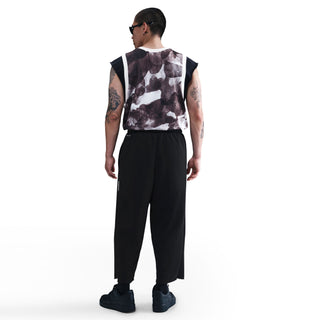 MEN'S NIKE STANDARD ISSUE DRI FIT 7/8 BASKETBALL PANTS "BLACK/PALE IVORY" HQ7989-010