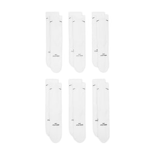 NIKE EVERYDAY ELEVATED MULTI SOCK 6PACK WHITE HQ8021-901