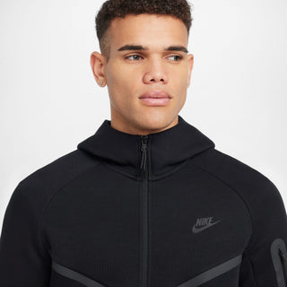 MEN'S NIKE TECH FLEECE FULL-ZIP WINDRUNNER HOODIE "BLACK" HV0949-010
