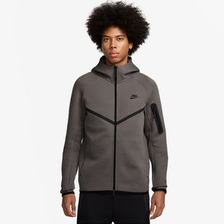 NIKE MEN'S TECH FULL ZIP HOODIE "CAVE STONE/BLAC" HV0949-289