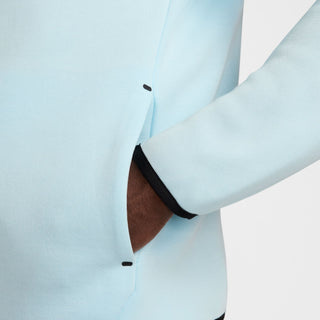 SWEAT À CAPUCHE NIKE TECH WINDRUNNER À ZIP INTÉGRAL POUR HOMMES BLEU GLACIER/NOIR HV0949-474