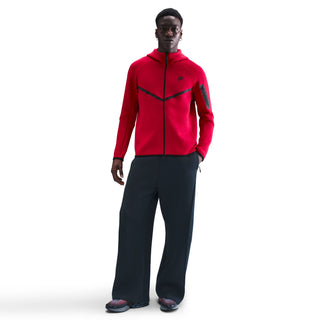 NIKE MEN'S TECH FULL ZIP HOODIE 'GYM RED/BLACK' HV0949-687