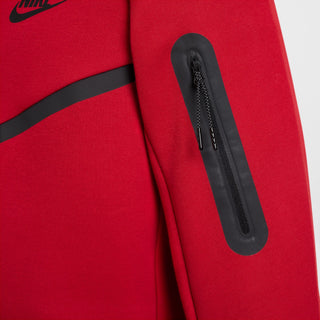 NIKE MEN'S TECH FULL ZIP HOODIE 'GYM RED/BLACK' HV0949-687