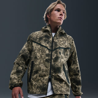MEN'S NIKE TECH DRI-FIT WOVEN CAMO WINDRUNNER JACKET "NEUTRAL OLIVE/BLACK" HV0979-210