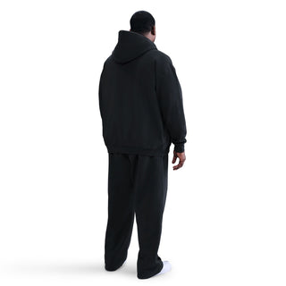 MEN'S NIKE SOLO SWOOSH FULL ZIP FLEECE HOODIE 'BLACK'  HV1084-010