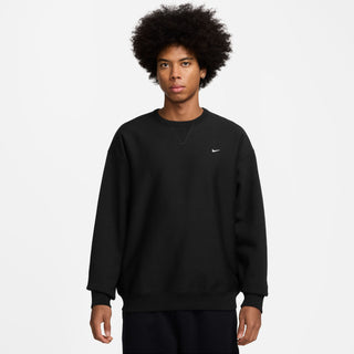 MEN'S NIKE SOLO SWOOSH FLEECE CREW "BLACK" HV1086-010