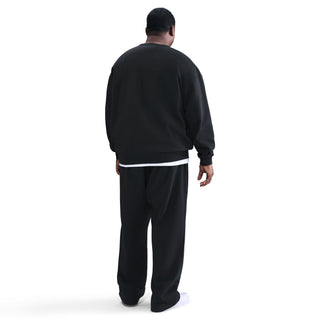 MEN'S NIKE SOLO SWOOSH FLEECE CREW "BLACK" HV1086-010