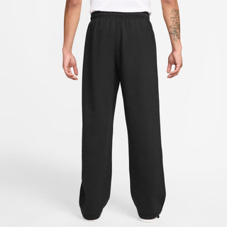 MEN'S NIKE SOLO SWOOSH FLEECE OPEN-HEM PANTS "BLACK" HV1090-010