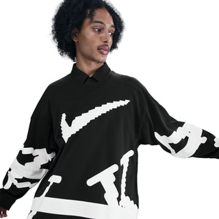MEN'S NIKE SPORTSWEAR CLUB HOCKEY JERSEY 'BLACK/WHITE' HV1137-010