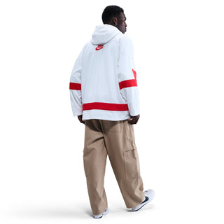 MEN'S NIKE SPORTSWEAR CLUB HOCKEY JERSEY 'WHITE/RED' HV1137-100