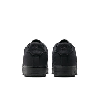 MEN'S NIKE AIR FORCE ONE LOW CANVAS "BLACK/BLACK" HV1204-002