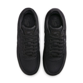 MEN'S NIKE AIR FORCE ONE LOW CANVAS "BLACK/BLACK" HV1204-002