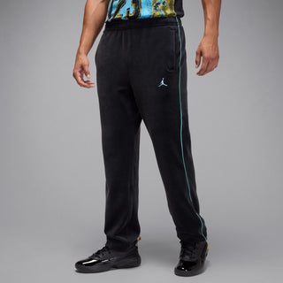 MEN'S JORDAN BROOKLYN VELOUR TRACK PANTS "BLACK/BLUE CHILL" HV1872-011