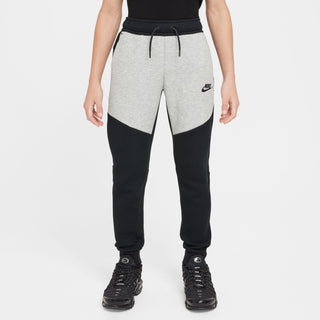KIDS NIKE TECH FLEECE JOGGERS "GREY HEATHER/BLACK" HV5869-012