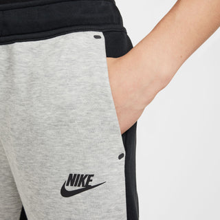 KIDS NIKE TECH FLEECE JOGGERS "GREY HEATHER/BLACK" HV5869-012