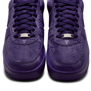 MENS NIKE AIR FORCE ONE LOW KOBE "COURT PURPLE" IB0018-500