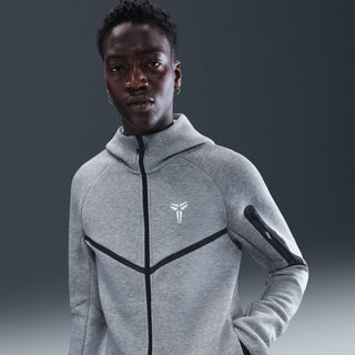 MEN'S NIKE KOBE TECH FLEECE FULL ZIP-UP WINDRUNNER JACKET 'GREY' IB2713-063