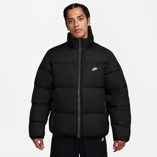 MEN'S NIKE SPORTSWEAR CLUB THERMA-FIT PUFFER JACKET "BLACK/WHITE" IB2975-010