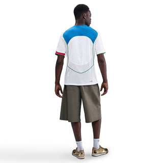 MEN'S NIKE TOTAL 90 DRI-FIT SOCCER JERSEY 'WHITE/ITALY BLUE/SPORT RED/METALLIC GOLD' IB4210-100