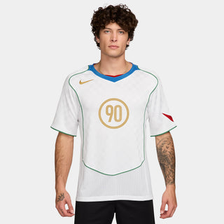 MEN'S NIKE TOTAL 90 DRI-FIT SOCCER JERSEY 'WHITE/ITALY BLUE/SPORT RED/METALLIC GOLD' IB4210-100