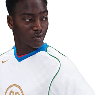 MEN'S NIKE TOTAL 90 DRI-FIT SOCCER JERSEY 'WHITE/ITALY BLUE/SPORT RED/METALLIC GOLD' IB4210-100