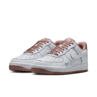 WOMEN'S NIKE AIR FORCE 1 '07 MINI JEWEL 'WHITE/PARTICLE PINK' IB6543-100