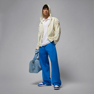 MEN'S JORDAN BROOKLYN FLEECE OVERSIZED OPEN-HEM PANTS "BLUE" IB7238-459