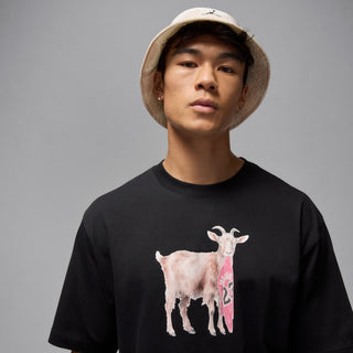 MEN'S JORDAN GOAT TEE 'BLACK' IF0786-010