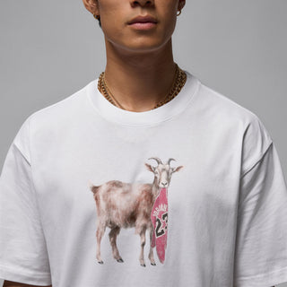 MEN'S JORDAN GOAT TEE 'WHITE' IF0786-100