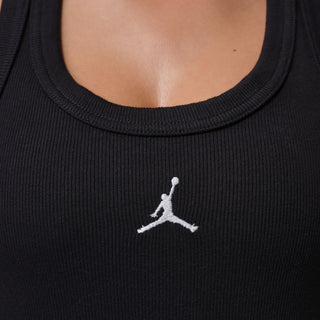 WOMEN'S JORDAN BROOKLYN RIBBED TANK DRESS BLACK IF1389-010