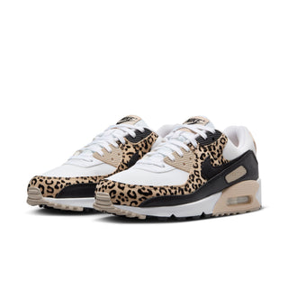 WOMEN'S NIKE AIR MAX 90 "WHITE/BLACK-SANDDRIFT-HEMP" IF1619-100