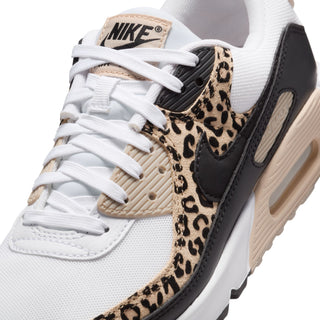WOMEN'S NIKE AIR MAX 90 "WHITE/BLACK-SANDDRIFT-HEMP" IF1619-100