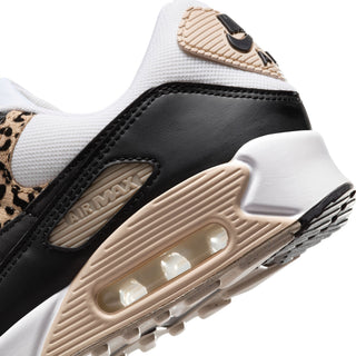 WOMEN'S NIKE AIR MAX 90 "WHITE/BLACK-SANDDRIFT-HEMP" IF1619-100