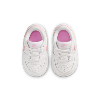 (TD) KIDS NIKE AIR FORCE ONE LOW "WHITE/PINK RISE-WHITE" IF1674-124