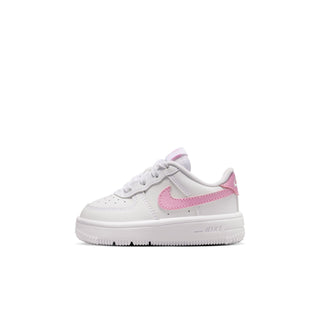 (TD) KIDS NIKE AIR FORCE ONE LOW "WHITE/PINK RISE-WHITE" IF1674-124