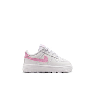 (TD) KIDS NIKE AIR FORCE ONE LOW "WHITE/PINK RISE-WHITE" IF1674-124