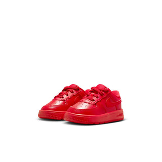 (TD) KIDS NIKE AIR FORCE ONE LOW "UNIVERSITY RED/UNIVERSITY RED-BLACK" IF1674-602