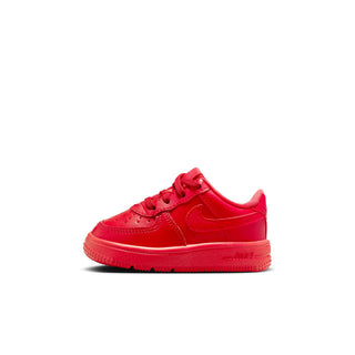 (TD) KIDS NIKE AIR FORCE ONE LOW "UNIVERSITY RED/UNIVERSITY RED-BLACK" IF1674-602