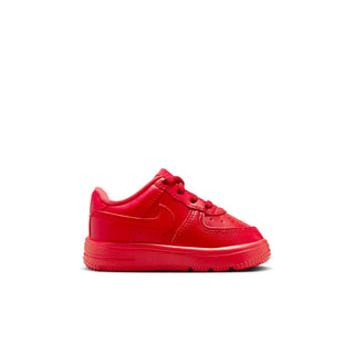 (TD) KIDS NIKE AIR FORCE ONE LOW "UNIVERSITY RED/UNIVERSITY RED-BLACK" IF1674-602