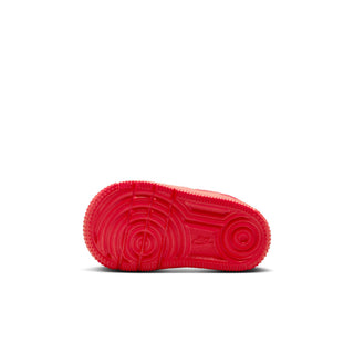(TD) KIDS NIKE AIR FORCE ONE LOW "UNIVERSITY RED/UNIVERSITY RED-BLACK" IF1674-602