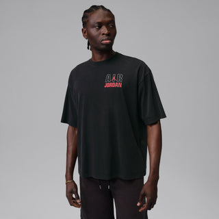 AIR JORDAN FLIGHT BLACK/UNIVERSITY RED GRAPHIC TEE IF3116-010