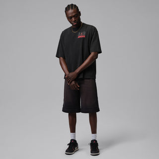 AIR JORDAN FLIGHT BLACK/UNIVERSITY RED GRAPHIC TEE IF3116-010