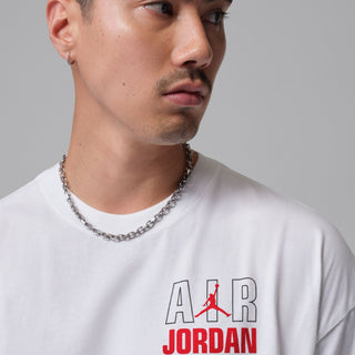 AIR JORDAN FLIGHT WHITE/UNIVERSITY RED GRAPHIC TEE IF3116-100