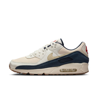 MEN'S NIKE AIR MAX 90 PREMIUM "PALE IVORY THUNDER BLUE" IH4379-110