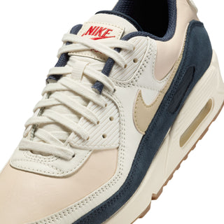 MEN'S NIKE AIR MAX 90 PREMIUM "PALE IVORY THUNDER BLUE" IH4379-110