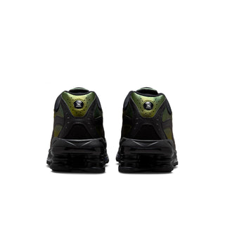 MEN'S NIKE SHOX RIDE 2 BLACK CARGO KHAKI'S "BLACK/BLACK-OLIVE FLAK METALLIC-SILVRER" IH4468-001