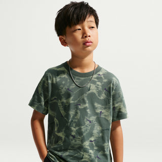 KIDS NIKE SPORTSWEAR T-SHIRT 'CAMO GREEN' II0458-303