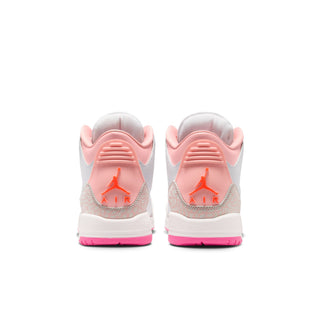(GS) AIR JORDAN 3 RETRO "PEARL PINK/HYPER ORANGE-PINK BLOOM" II0599-600