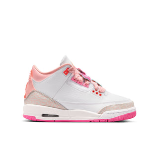 (GS) AIR JORDAN 3 RETRO "PEARL PINK/HYPER ORANGE-PINK BLOOM" II0599-600
