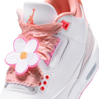 (GS) AIR JORDAN 3 RETRO "PEARL PINK/HYPER ORANGE-PINK BLOOM" II0599-600